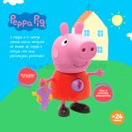 Boneco Peppa Pig Atividades em Vinil 24cm (24m+) - Elka