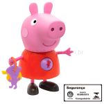 Boneco Peppa Pig Atividades em Vinil 24cm (24m+) - Elka