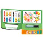 Livro de atividades Escreva e Apague Sonoro Cores - Blu Editora