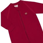 Macacão longo c/ zíper para bebê em algodão egípcio Vermelho - Mini & Co.