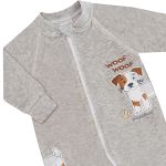 Macacão longo c/ zíper em plush Dogs - Mini & Co.