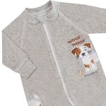 Macacão longo c/ zíper em plush Dogs - Mini & Co.