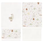 Kit com 2 toalhinhas de boca atoalhadas Little Sweet - Mini & Co.