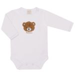 Body longo c/ Calça (Mijão) em algodão egípcio Ursinhos - Mini & Co.