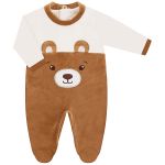 Macacão longo em plush Ursinhos - Mini & Co.