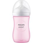 Kit Triplo Mamadeiras Anticólica Pétala 125ml, 260ml e 330ml Rosa (0m+) - Philips Avent