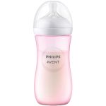 Kit Triplo Mamadeiras Anticólica Pétala 125ml, 260ml e 330ml Rosa (0m+) - Philips Avent