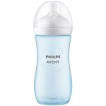 Kit Triplo Mamadeiras Anticólica Pétala 125ml, 260ml e 330ml Azul (0m+) - Philips Avent