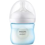 Kit Triplo Mamadeiras Anticólica Pétala 125ml, 260ml e 330ml Azul (0m+) - Philips Avent