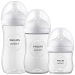 Kit Triplo Mamadeiras Anticólica Pétala 125ml, 260ml e 330ml (0m+) - Philips Avent