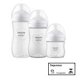 Kit Triplo Mamadeiras Anticólica Pétala 125ml, 260ml e 330ml (0m+) - Philips Avent