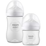 Kit Duplo Mamadeiras Anticólica Pétala 125ml e 260ml (0m+) - Philips Avent