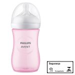 Mamadeira Anticólica Pétala 3.0 Rosa 260ml (1m+) - Philips Avent