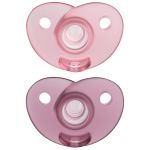 Chupeta Soothie Dupla Rosa 2pçs Tam 1 (0-3m) - Philips Avent