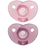 Chupeta Soothie Dupla Rosa 2pçs Tam 1 (4-6m) - Philips Avent