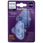 Chupeta Soothie Dupla Azul 2pçs Tam 1 (4-6m) - Philips Avent