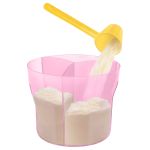 Dosador de leite em pó Rosa 260ml (0m+) - Philips Avent