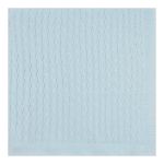 Manta em tricot Trançado Azul Claro - Mini & Co.