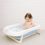 Banheira Dobrável Baby Azul 30L - Buba