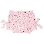 Bata c/ Calcinha em tricoline Cogumelos Rosa - Roana
