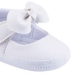 Sapatilha Laço Branco - Keto Baby