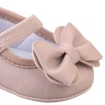 Sapatilha com elástico Laço Nude - Keto Baby