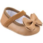 Sapatilha com elástico Laço Caramelo - Keto Baby