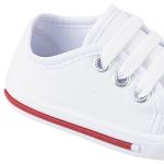 Tênis New Star Basic Branco e Vermelho - Keto Baby