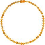 Colar de Âmbar Báltico para bebê Baroque Honey 32cm Certificado - Bup Baby