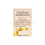 Colar de Âmbar Báltico para bebê Baroque Honey 32cm Certificado - Bup Baby