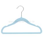Kit 10 Cabides Antiderrapantes de Veludo Azul - 3 Sprouts