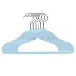Kit 10 Cabides Antiderrapantes de Veludo Azul - 3 Sprouts