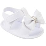 Sandália Laço Strass Branco - Keto Baby