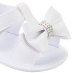 Sandália Laço Strass Branco - Keto Baby