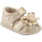 Sandália Laço Flor Dourado - Keto Baby