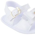 Sandália Basic Laço Branco - Keto Baby