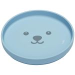 Prato em Silicone com Ventosa Gumy Azul (6m+) - Buba