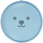 Prato em Silicone com Ventosa Gumy Azul (6m+) - Buba