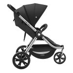 Travel System: Carrinho Sway + Bebê Conforto + Base Isofix Preto (0-15kg) - Litet