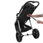 Travel System: Carrinho Sway + Bebê Conforto Preto (0-15kg) - Litet