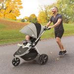 Travel System: Carrinho Sway + Bebê Conforto Preto (0-15kg) - Litet