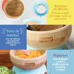 Tigela com Ventosa Bam N’ Boo Azul (6m+) - Fisher Price