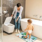 Tapete Antiderrapante Infantil para Banho Splish N Splash Azul - Fisher Price