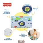 Tapete Antiderrapante Infantil para Banho Splish N Splash Azul - Fisher Price