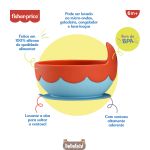 Tigela de Silicone com Ventosa Yummy! Azul (6m+) - Fisher Price