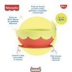 Tigela de Silicone com Ventosa Yummy! Rosa (6m+) - Fisher Price