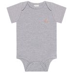 Body curto para bebê em suedine Mescla - Up Baby