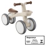 Bicicleta de Equilíbrio Zipi Bege (12m+) - Kikka Boo