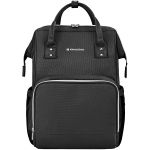 Mochila Maternidade Siena Black & Silver - Kikka Boo