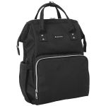 Mochila Maternidade Siena Black & Silver - Kikka Boo